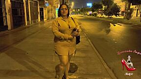 Dominant Latina milf pounds young intern hard for late contracts