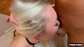 blonde college cutie takes rough pounding from start to finish
