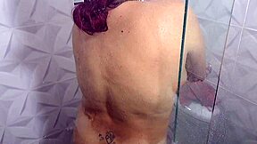 Stepmom Catches Step-Son Cock in Shower Ready for Taboo Fun