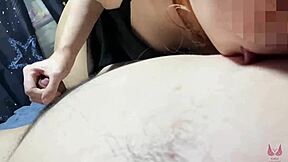 Pov: Sticky Nipple Lick Leads to Quick Handjob Cumshot