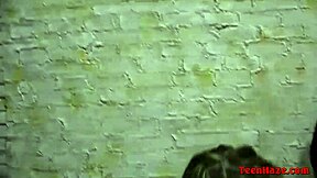 teens strip nude for washing ritual then dive into face sitting and pussy licking