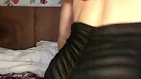 Filthy redhead milf dirty talks through footjob and anal dildo fuck compilation