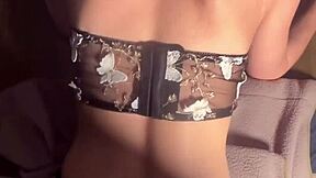 petite college slut creams tight pussy on thick dick dining table