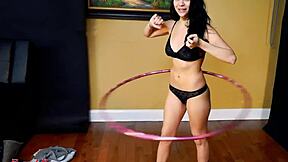 Sabrina's petite inked brunette hairy blowjob rimjob gets sloppy passionate