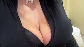 my stepmom with those big natural tits just loves getting into a sporty fuck in stockings