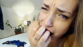PETITE ROMANIAN SLUT SANDRA RUBY GAGS ON DEEPTHROAT FACEFUCK ANAL!