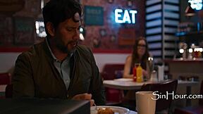 katie kush begs tommy anything to save family diner with her tight pussy