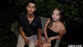 Amateur pickup couple dives into first cuckold facial humiliation