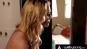 hey ashley adams teaches stepsis kenna james and gina valentina lesbian fun