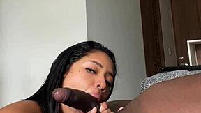 Watch This Curvy Latina Deepthroat That Massive BBC Like A Pro - Amateur Heat!
