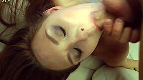 great cocksucker gapes asshole takes cum deep ughh