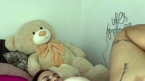 perfect brazilian girlfriend's huge silicone tits big ass make me cum