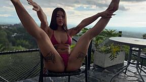 Beautiful colombian petite creampied wildly fucked missionary doggystyle rainy day