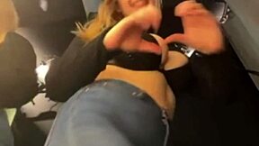 jucielussie teases panties public shopping outdoor fun
