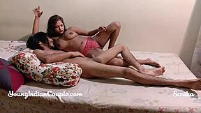 INDIAN TEEN 18+ LOVES BIG COCK AND TURNS HARDCORE WITH STEPBRO!