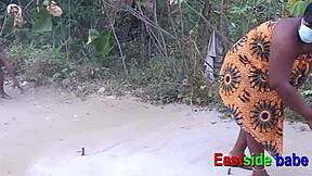 african bbw eastsidebabe bends over swept compound for hard pounding