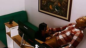 A Delicious Fuck In The Office Turns Taboo With Curvy Latina