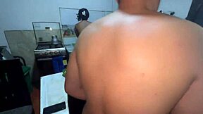 StepMom Watches Cuckold Hubby Work While Stepson Rams Wife Huge Ass