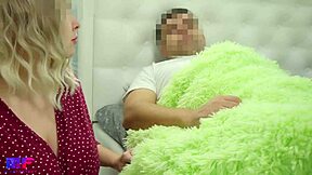 Tired stepdad can't resist anymore, pumps fresh creampie load right into stepdaughter's eager mouth again