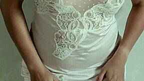 Indonesian slut torbut smooth pussy fucks bottle no cock cosplay lingerie