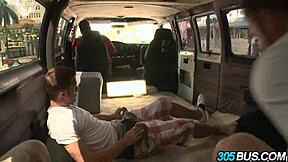 Pornstar Bree Olson Fucks Couple Dudes For Cash Publicly