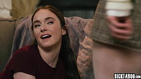 Bend over, big ass nanny, time to fuck that teen pussy with my dildo!