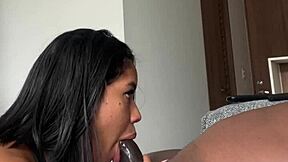 Watch This Curvy Latina Deepthroat That Massive BBC Like A Pro - Amateur Heat!