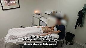kendal milf tattoos oiled up fucks her masseuse deep