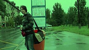 busty euro teen gets her pussy pounded by grandpa doggystyle