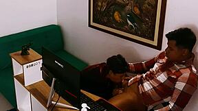 A Delicious Fuck In The Office Turns Taboo With Curvy Latina