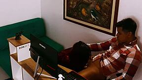 A Delicious Fuck In The Office Turns Taboo With Curvy Latina