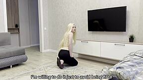 desperate maid does dirty talk pov doggystyle to save her job