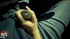 damn this teen drops to suck black cock while cruising city streets