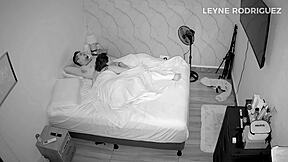 stepmom caught fucking stepson on hidden bedroom camera