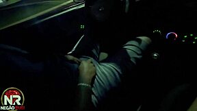 damn this teen drops to suck black cock while cruising city streets