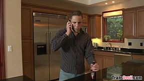 Babysitter Surprise! Transsexual Holly Parker Fucked By Wolf Hudson