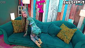 tattooed alt pornstar ready for creampie after hot interview licking?