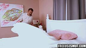 ANGRY STEP DAD USES STEP DAUGHTER LIKE A TOY!