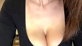 wanna see stepmom's huge milky tits up close?