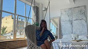 Hey, Gina Gerson is the ultimate girl next door, right? She's so approachable and fun to watch in her casual scenes, drawing you in with that everyday charm and hidden spark that makes her videos irresistible for fans of real-life fantasies.