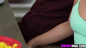 boyfriend rams girlfriend's stepmom ass hard in taboo pov threesome!