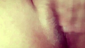 ex teen jerks my small foreskin cock while fingering her wet pussy