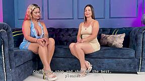 Fake casting petite blonde latina teen and milf stepmom threesome therapy
