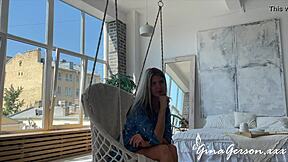 Hey, Gina Gerson is the ultimate girl next door, right? She's so approachable and fun to watch in her casual scenes, drawing you in with that everyday charm and hidden spark that makes her videos irresistible for fans of real-life fantasies.