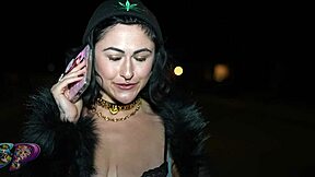 Josie Jaxxon Pounds Big Black Cock Doggystyle Clown Cosplay!