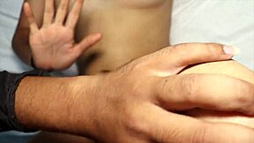 Naughty College Teen Begs Neighbor to Slam Tight Pussy Rough