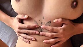 huge natural tits goth college teen takes monster cock deep