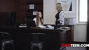 New employees dive into wild work culture with milf sluts and teen fantasies - cncteen 18+