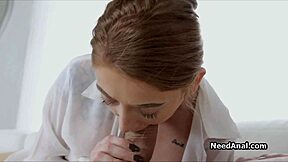 wanna see melissa's tight ass take deep fat white cock anal?