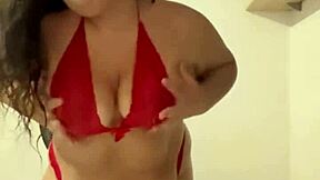secret bbw pt4 oiled chubby ebony flashes huge ass backstage closeup